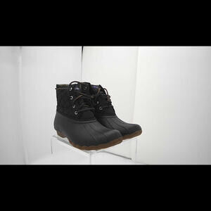 Sperry Women's Saltwater Boots, Black, 9.5